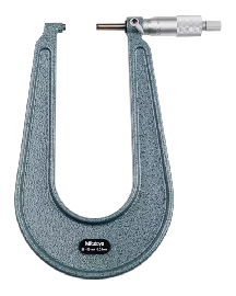 Bügelmessschraube 25-50 mm, flache(r) Spindel/Amboss, 150 mm Bügel Produktbild